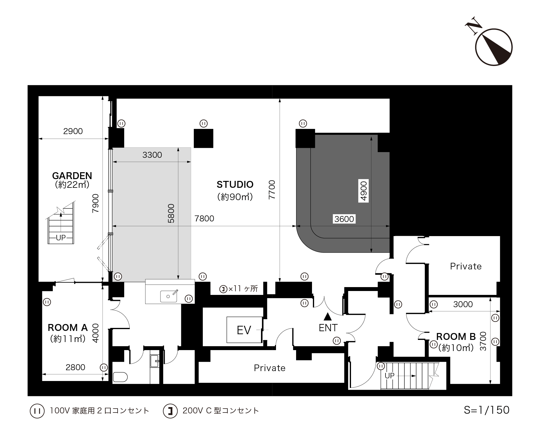 Le CAVE Floor map